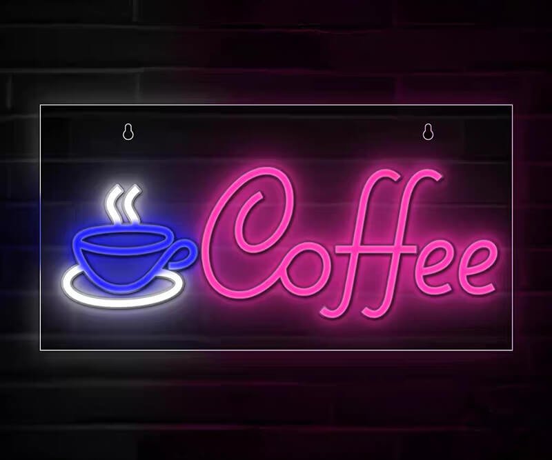 custom coffee sign