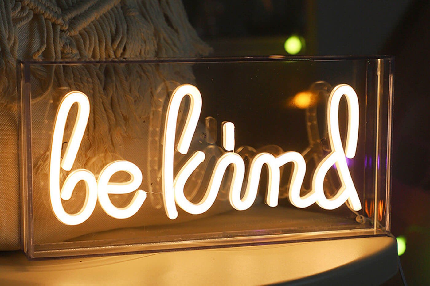 advertising neon sign
