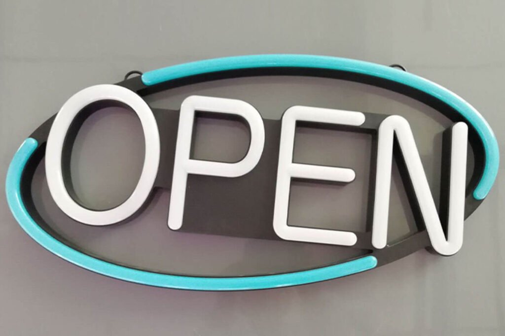 LED open sign