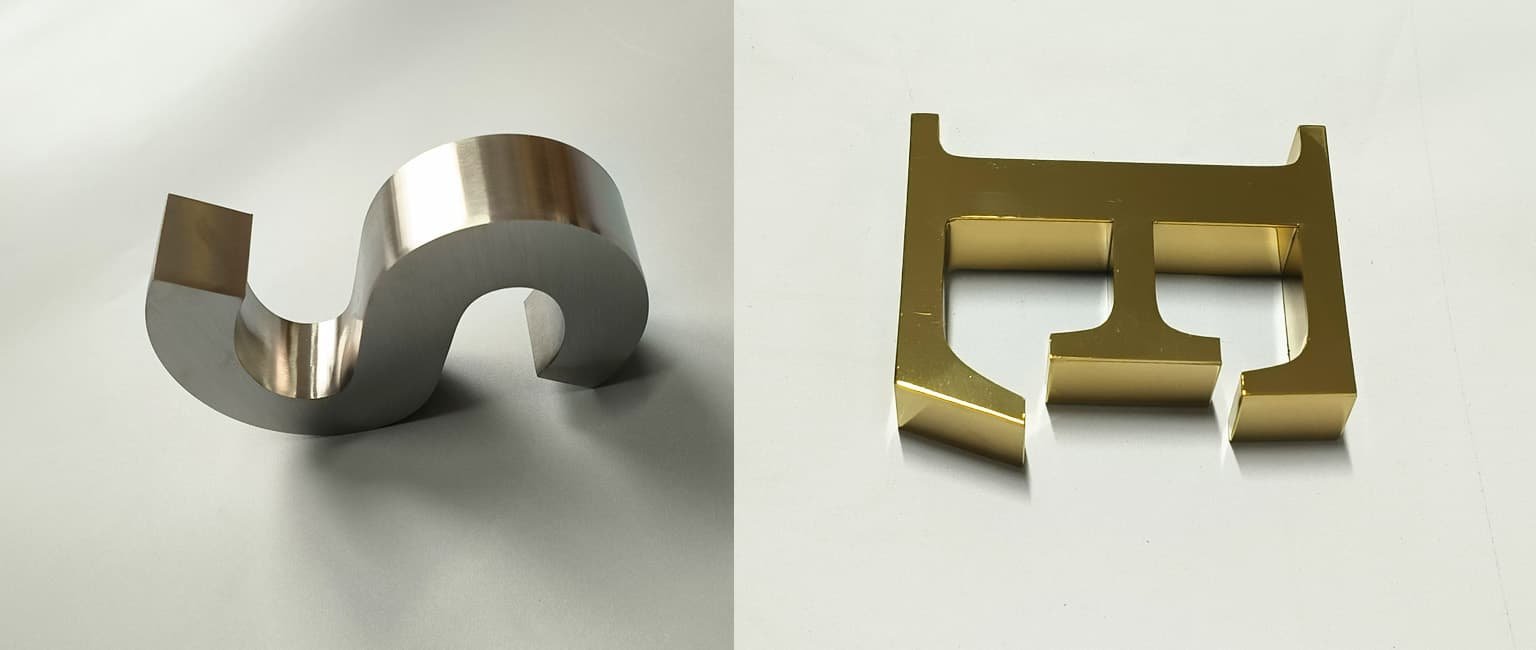 metal letters