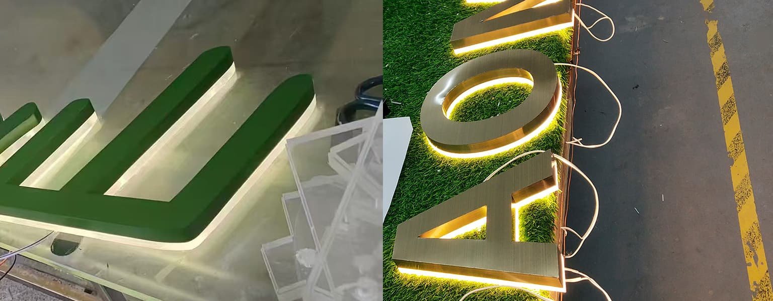metal letters