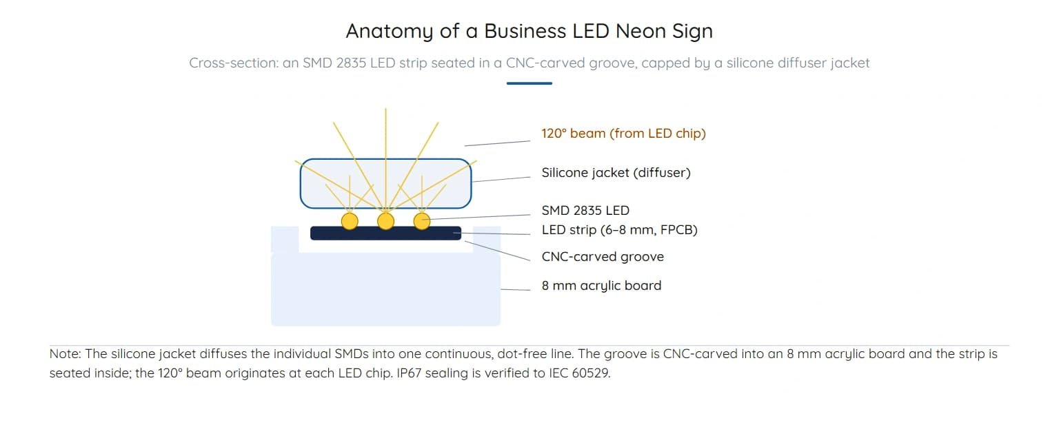 Custom LED Neon Signs for Business