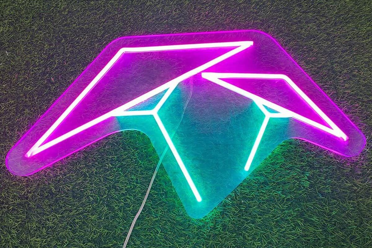 faux neon signs