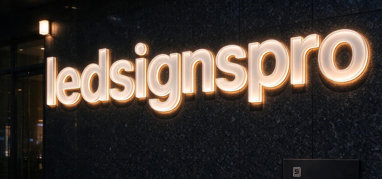 led acrylic letters