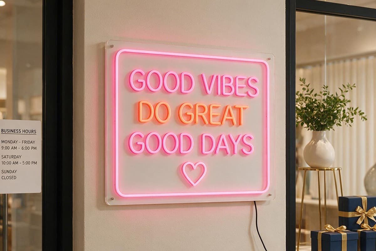 neon signs for business